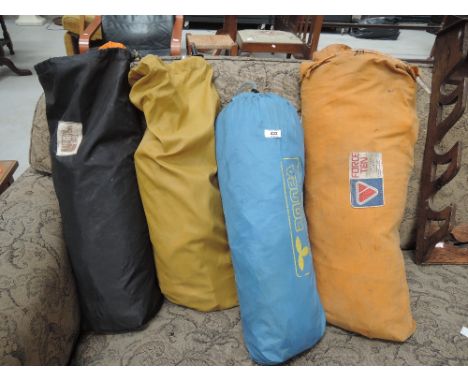 A selection of vintage tents
