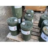 3 x 25 Litre Drums OX 40, HYRAULIC OIL from MoD Reserve Stocks