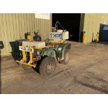 Yamaha Grizzly 4 x4 Quad c/w Vale Front and Rear Sprayers etc, 2050 miles only Council Contract