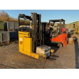 Narrow Aisle R5-16N Triple Mast 1.6 ton Electric Fork Lift c/w Charger with side Shift etc, From MoD