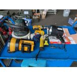 Tools Inc Polisher, Cordless Drill, Rechargeable Lights Etc