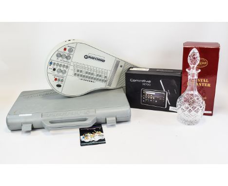 Small Mixed Lot Comprising A Commtiva N700 Tablet, Bohemia Crystal Decanter And A Suzuki Omnichord.