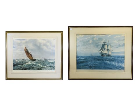Maritime Interest Signed Limited Edition Prints By John Chancellor Two in total, housed in contemporary frames. The first tit
