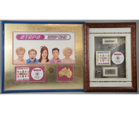 Steps, Two CD presentations, presented to Steps / Zomba to recognise sales in South Africa & Australia of the album 'Step One
