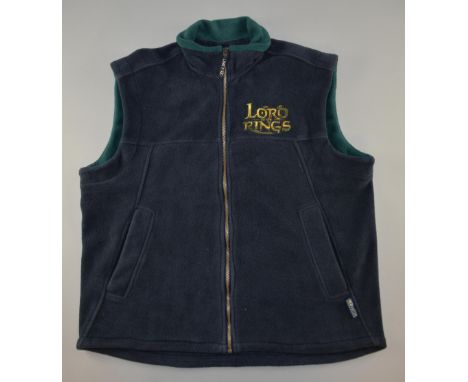 The Lord of the Rings, A production crew gilet gifted by Peter Jackson and Fran Walsh celebrating the middle day of filming '