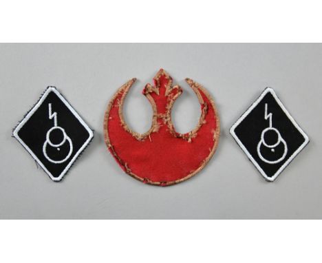 ¹ Star Wars Episode VII : The Force Awakens (2015) Three original production used prop insignia patches (3) VAT IS PAYABLE ON