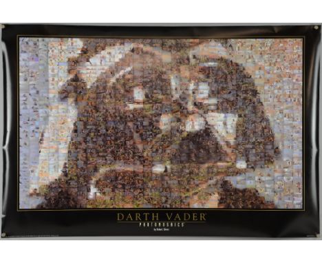 Six Star Wars related posters including four Photomosaics, Triology Soundtrack poster & The Magic of Myth exhibition poster f
