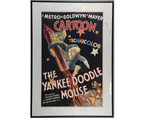 Hana Barbera Animation Art, The Yankee Doodle Mouse, limited edition print, 26/250, signed by Bill Hanna & Joe Barbera, with 