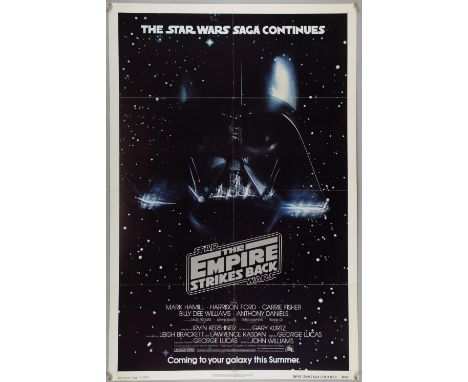 ¹ Star Wars The Empire Strikes Back (1980) Advance One Sheet film poster, 20th Century Fox, folded, 27 x 41 inches VAT IS PAY