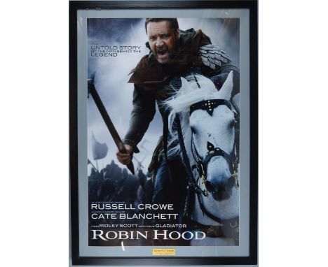 ¹ Robin Hood (2010) Limited edition poster, edition of 200, used to promote the release of the film, starring Russell Crowe, 