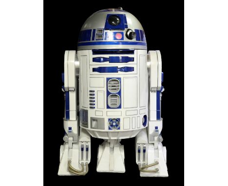 ¹ Star Wars - A full scale replica R2-D2 as seen in the George Lucas production, an exact replica made from plastic, metal & 