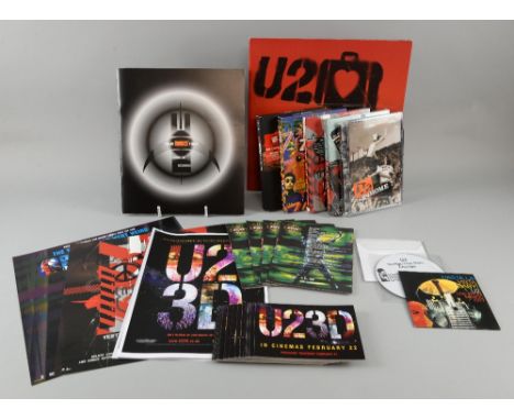U2 Live DVDÉs including Elevation, Go Home, Vertigo, ZOO TV remastered, U2-360, four ZOO TV promo packs, Live from Mexico pro