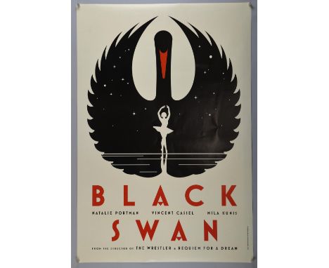 Black Swan (2010) Five Advance / Teaser film posters by the London design firm La Boca, three British Quads & two one sheets 