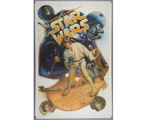 Star Wars: The First Ten Years (1987) Killian Enterprises One Sheet film poster, artwork by Drew Struzan, 20th Century Fox, r