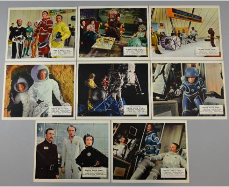 Moon Zero Two (1969) Set of 8 front of house cards, Hammer Film Production, 10 x 8 inches (8).