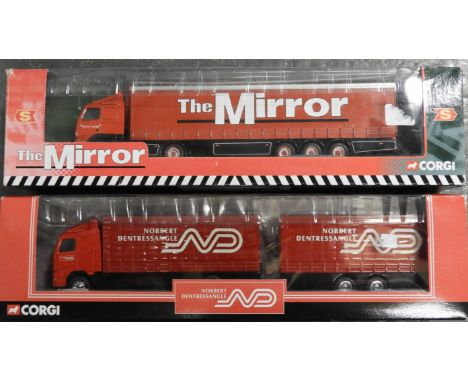 2 BOXED CORGI LORRIES - NORBERT + THE MIRROR 59537 + CC86702 