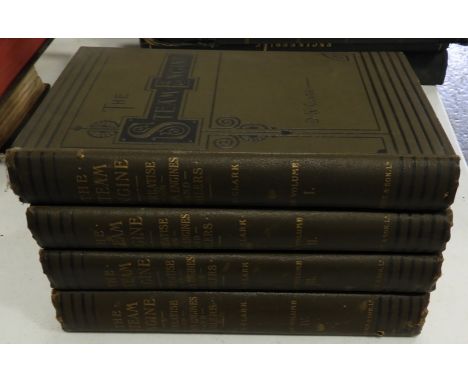 BOOKS - D.K CLARK - THE STEAM ENGINE IN 4 VOLUMES 1893 BLACKIE 