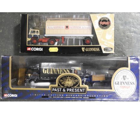 2 BOXED CORGI GUINNESS VEHICLES 22504 + 59565 