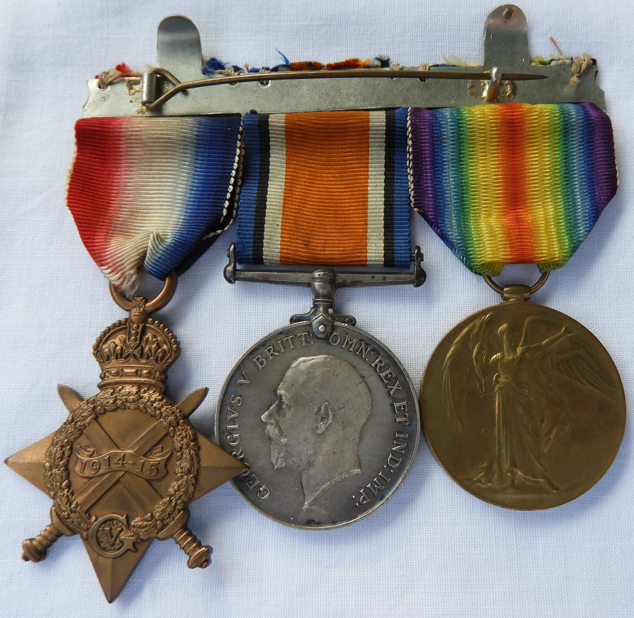 MEDALS WORLD WAR ONE TRIO TO 18226 W.MCCLUNG R.IRISH RIFLES