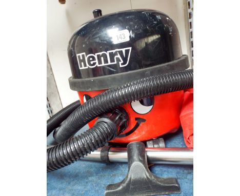 A Henry Hoover with tools 
