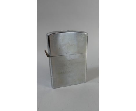 A Novelty Table Lighter in the Form of a Pocket Lighter, 17cm High 
