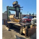 H-FRAME STRAIGHTENING PRESS, 12' X 6' STEEL TABLE