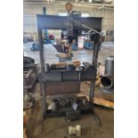 DAKE H-FRAME SHOP PRESS, 33-1/2" BETWEEN UPRIGHTS, S/N 63584