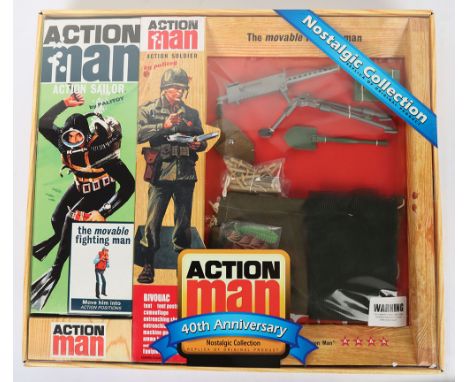 Action Man Bivouac Set 40th Anniversary Nostalgic Collection, replica of original product, complete with Action Sailor boxed 
