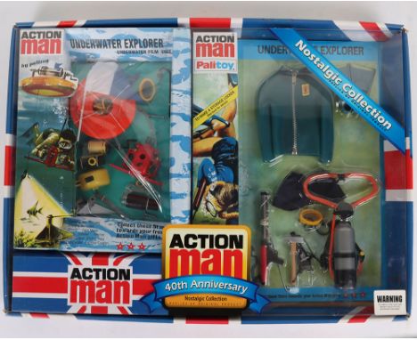 Action Man Frogman & Underwater Explorer 40th Anniversary Nostalgic Collection, replica of original products, with free gift 