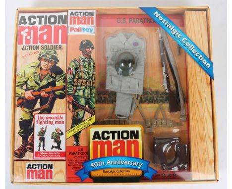 Action Man U.S. Paratrooper 40th Anniversary Nostalgic Collection, replica of original product, complete with Action Soldier 