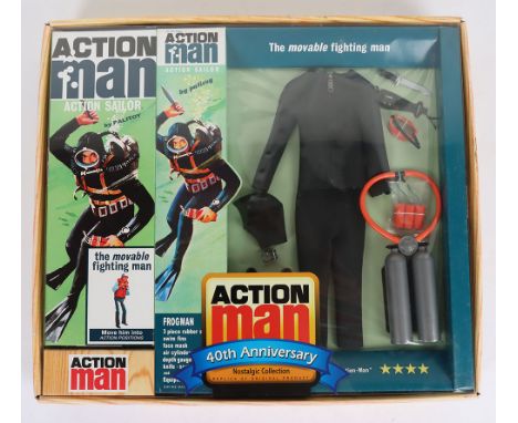 Action Man Frogman 40th Anniversary Nostalgic Collection, replica of original product, complete with Action Soldier boxed fig