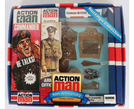 Action Man Famous British Uniforms Army Officer 40th Anniversary Nostalgic Collection, replica of original product, complete 