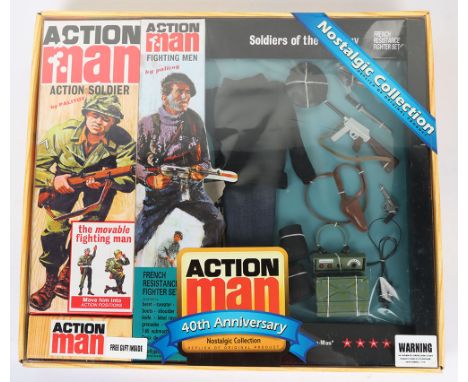 Action Man Soldiers of The Century French Resistance Fighter 40th Anniversary Nostalgic Collection, replica of original produ