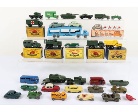 A Quantity of Matchbox Lesney Regular Wheel Models, including: boxed 6c Euclid Quarry Truck, 62a General Service Lorry, 63a A