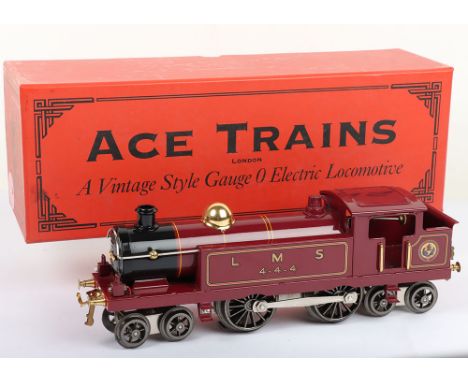 ACE Trains ELM/1 0 gauge 4-4-4 LMS tank engine, locomotive No.4-4-4 in LMS maroon lined livery, electric 24V DC, near mint co