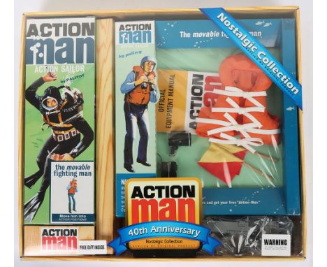 Action Man Navy Attack 40th Anniversary Nostalgic Collection, replica of original product, complete with Action Sailor boxed 