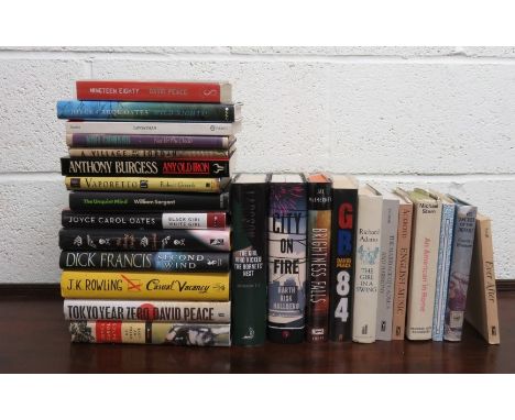 LITERATURE - a quantity of first edition books, various authors to include Joyce Carol Oates, Dick Francis, J. K. Rowling etc