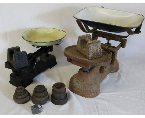 2 sets of scales and selection of weights