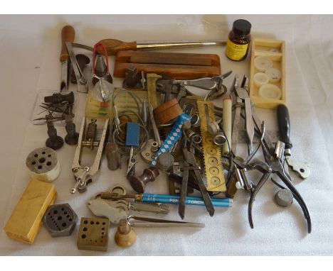 Various watch repair tools etc