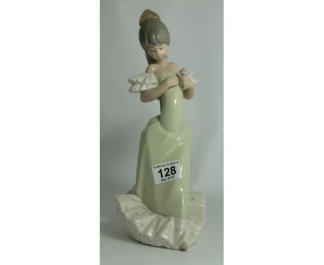 Nao figure Girl in Flemenco dress, height 31cm