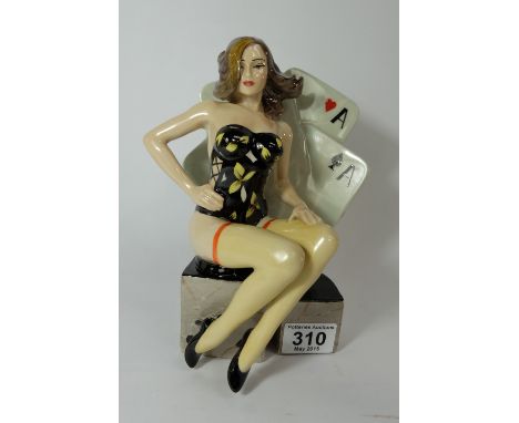 Peggy Davies Ceramics limited edition erotic figure- The Ace Player- no. 38 of 300