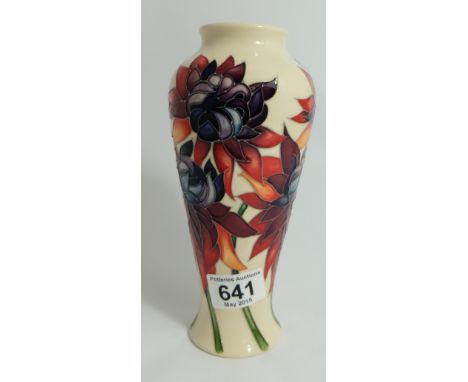 Moorcroft Ruby Red vase height 21cm 