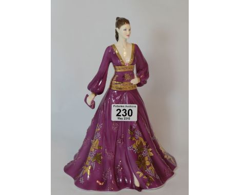 Royal worcester figure Jasmine, 2009 Compton & woodhouse limited edition, boxed with certificate