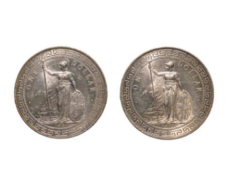 GREAT BRITAIN BRITISH TRADE DOLLAR 1901 B (2)
Britannia standing holding a trident and a shield, date below, reverse with Chi