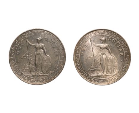 GREAT BRITAIN BRITISH TRADE DOLLAR 1903 B (2)
Britannia standing holding a trident and a shield, date below, reverse with Chi