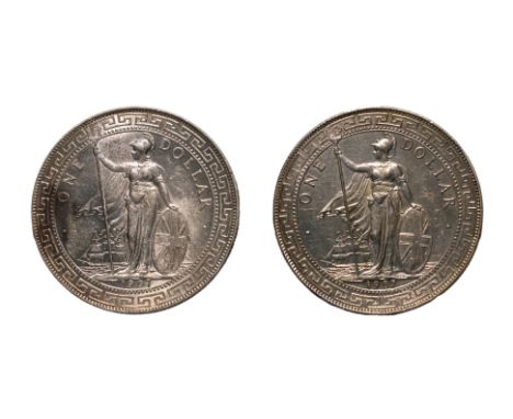 GREAT BRITAIN BRITISH TRADE DOLLAR 1907 B (2)
Britannia standing holding a trident and a shield, date below, reverse with Chi