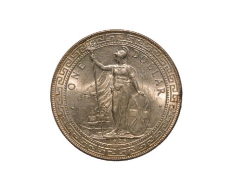 GREAT BRITAIN BRITISH TRADE DOLLAR 1925
Britannia standing holding a trident and a shield, date below, reverse with Chinese c