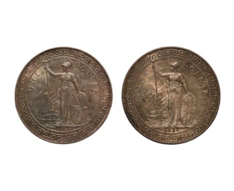 GREAT BRITAIN BRITISH TRADE DOLLAR 1930; 1930 B (2)
Britannia standing holding a trident and a shield, date below, reverse wi