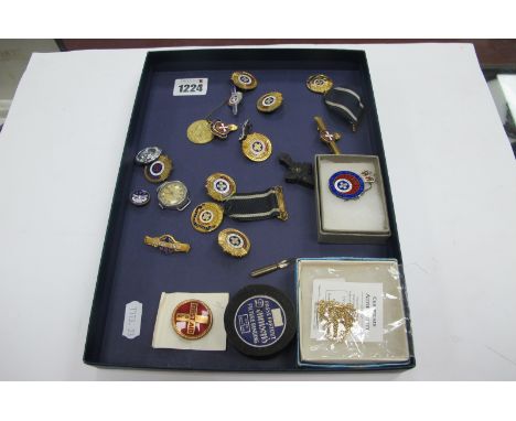 Silver and Enamel Girls Brigade Medal, many others Medana watch head, etc.