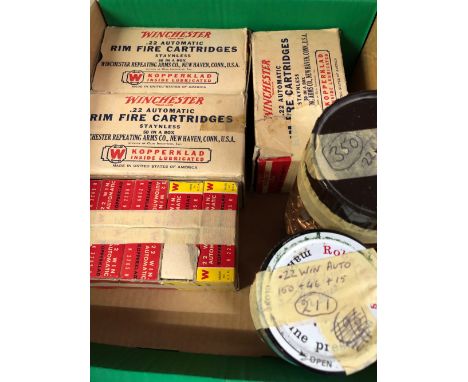 SECTION 1 COLLECTORS AMMUNITION - .22 WINCHESTER AUTO 2561 ROUNDS
